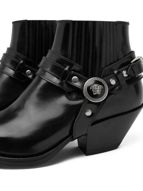 VERSACE BOTINES  BLANCO