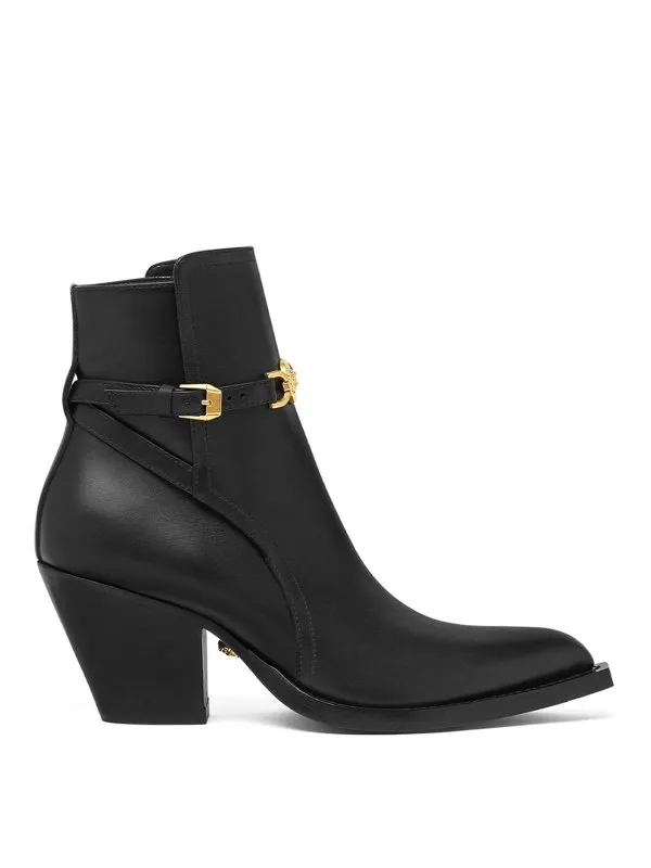 VERSACE BOTINES  NEGRO