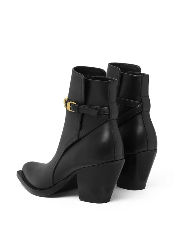 VERSACE BOTINES  NEGRO