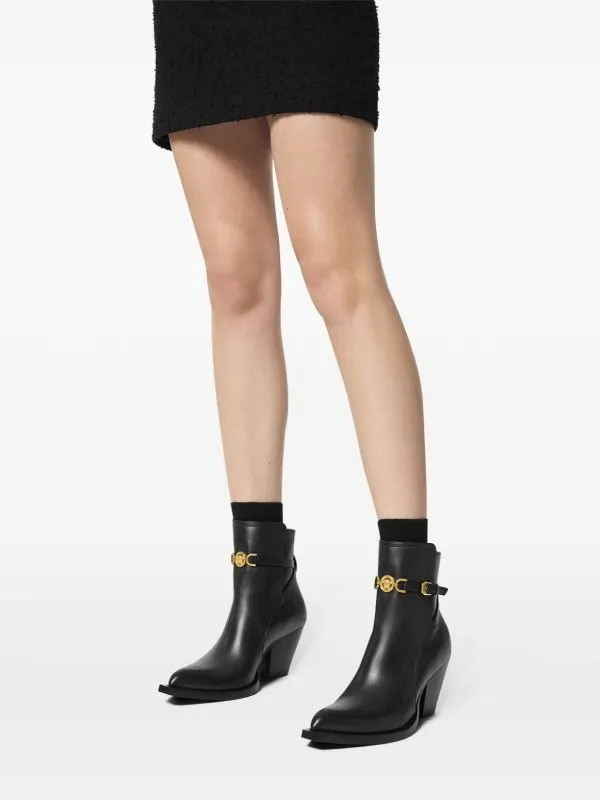 VERSACE BOTINES  NEGRO