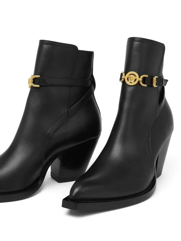 VERSACE BOTINES  NEGRO