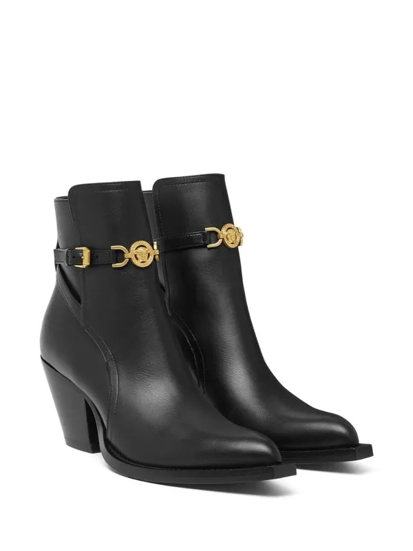 VERSACE BOTINES  NEGRO