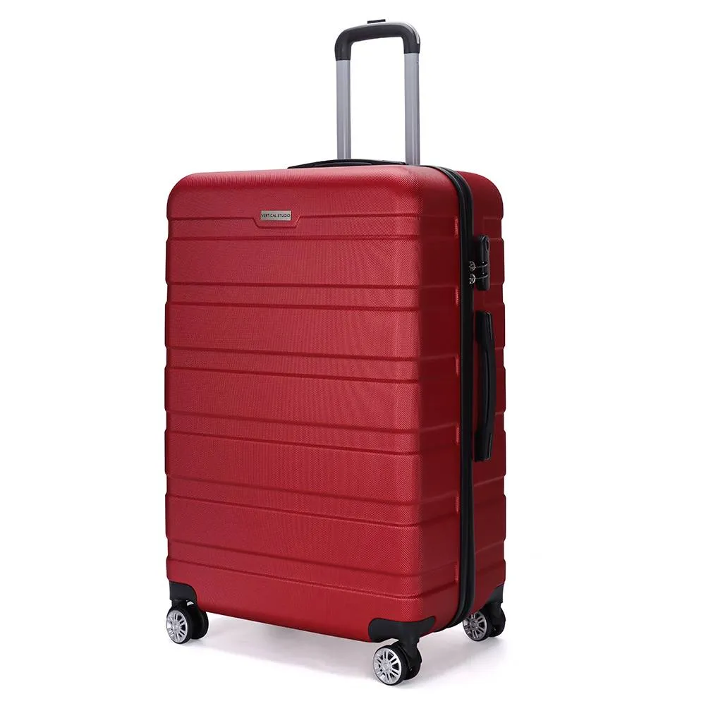 VERTICAL STUDIO "Trelleborg" 20" 24" 28" Maleta Set de 3 vino tinto