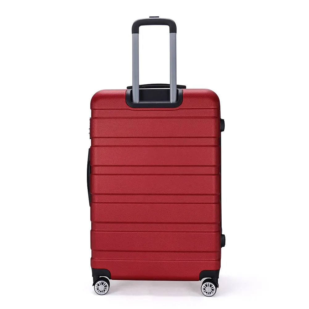 VERTICAL STUDIO "Trelleborg" 20" 24" 28" Maleta Set de 3 vino tinto