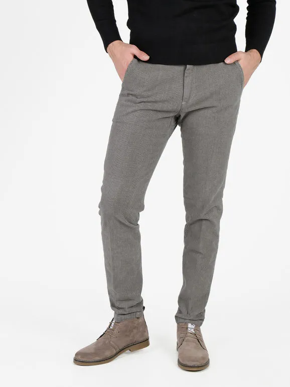 XCAPE PANTALóN DE HOMBRE SLIM FIT EN ALGODóN TEXTURIZADO