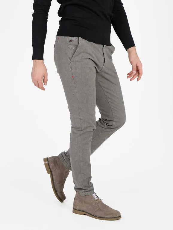 XCAPE PANTALóN DE HOMBRE SLIM FIT EN ALGODóN TEXTURIZADO