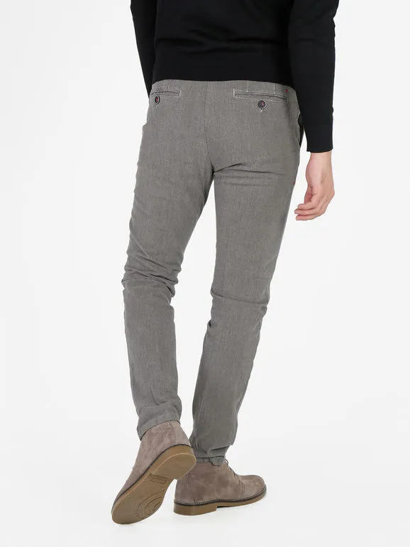 XCAPE PANTALóN DE HOMBRE SLIM FIT EN ALGODóN TEXTURIZADO
