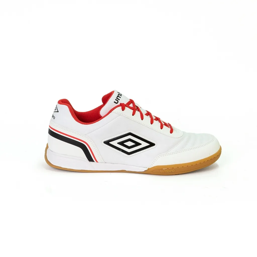Zapatilla de Fútbol Sala Umbro Futsal Street V White/ Black / Red