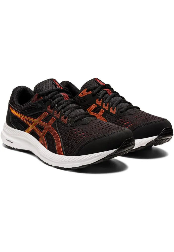 ZAPATILLAS ASICS GELCONTEND 8 BLACK/CHERRY TOMATO  HOMBRE