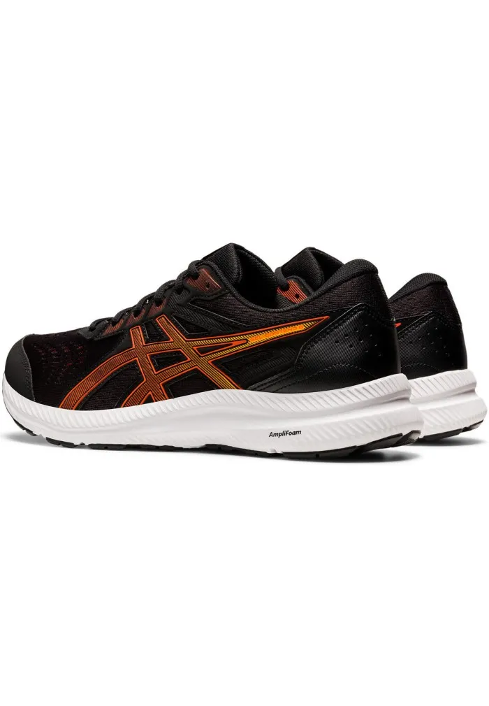 ZAPATILLAS ASICS GELCONTEND 8 BLACK/CHERRY TOMATO  HOMBRE