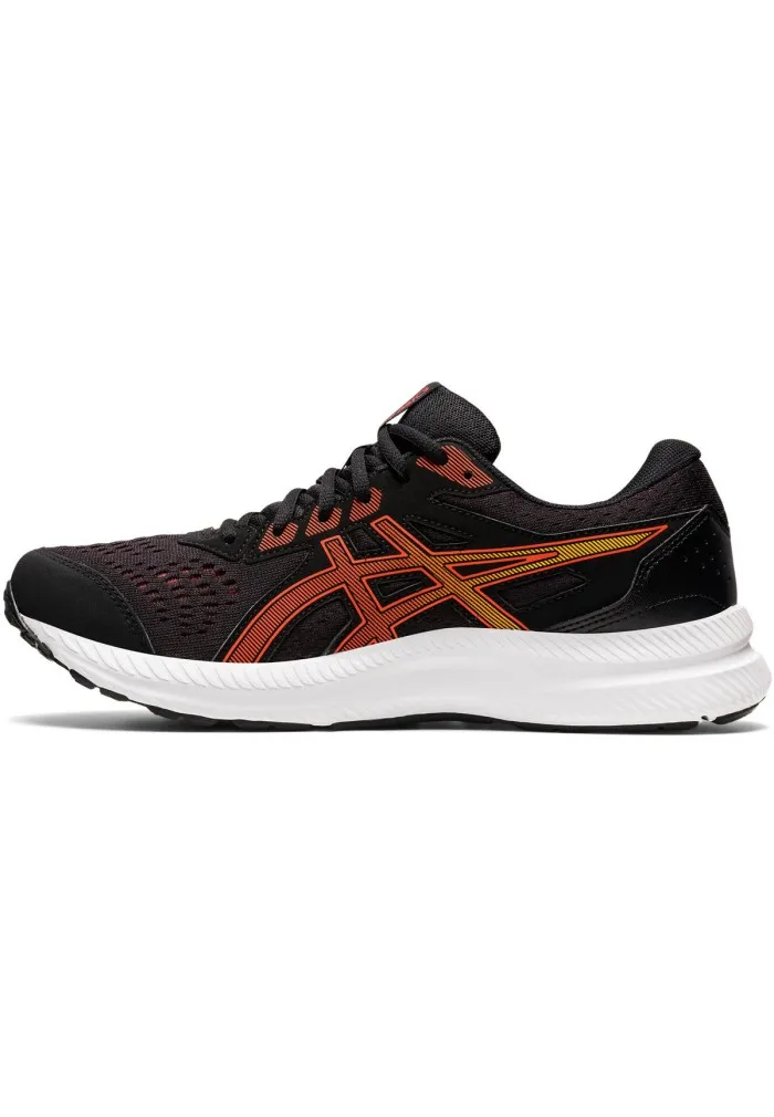 ZAPATILLAS ASICS GELCONTEND 8 BLACK/CHERRY TOMATO  HOMBRE