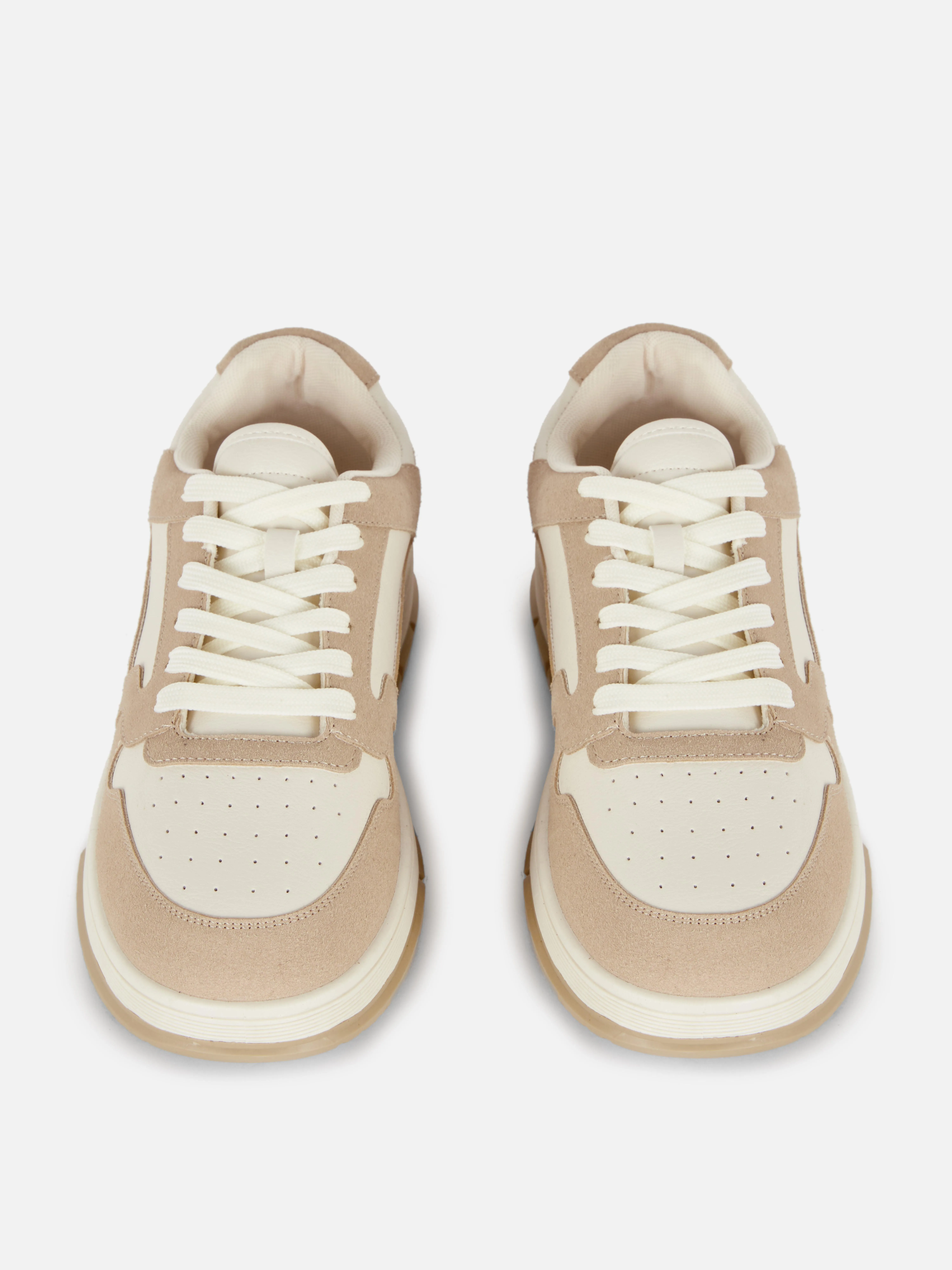 Zapatillas de skate gruesas con paneles