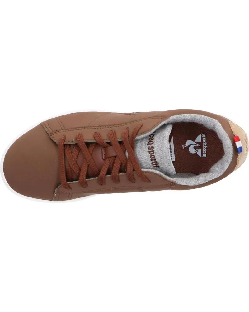 Zapatillas deporte de Mujer y Niña y Niño LE COQ SPORTIF 2010075 COURTCLASSIC BROWN