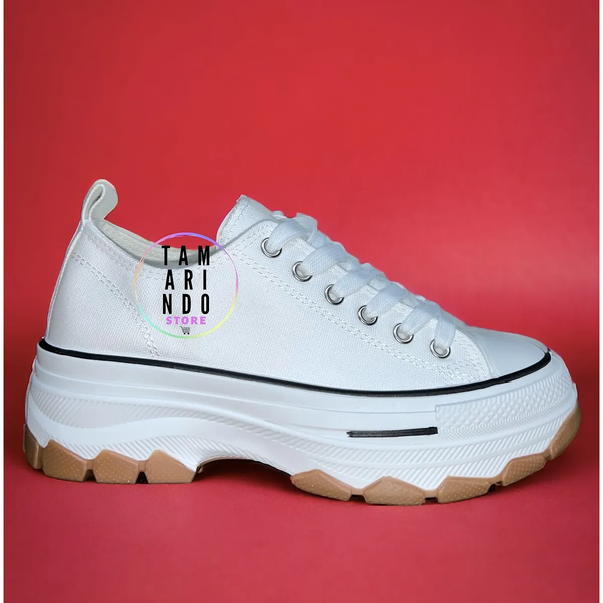 Zapatillas lona blanco 2302