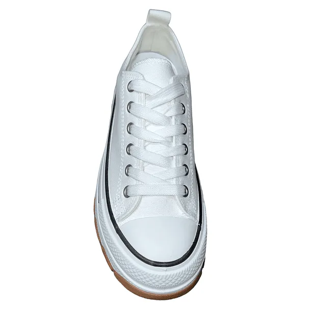 Zapatillas lona blanco 2302