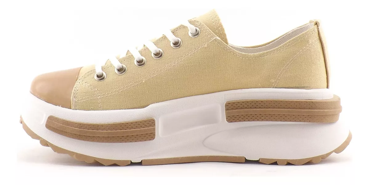 Zapatillas Plataforma Dama Mujer 412 Comodas Cordon Carg