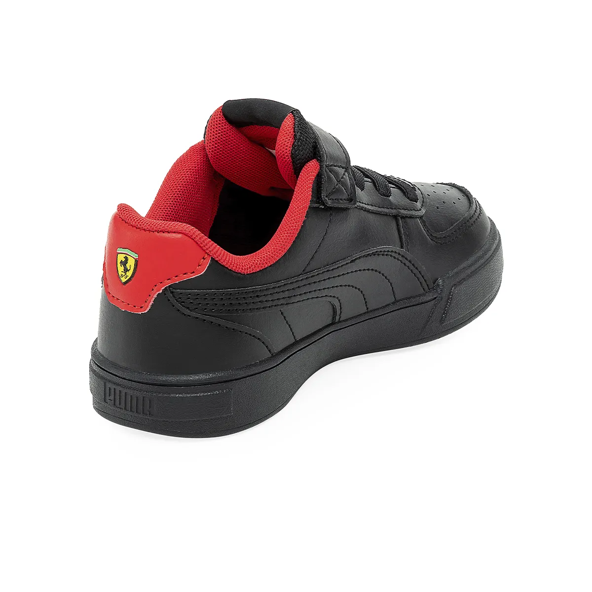 Zapatillas Puma Ferrari Caven AC Niño Negra