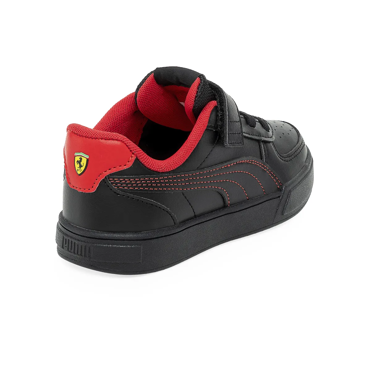 Zapatillas Puma Ferrari Caven AC Niño Negra