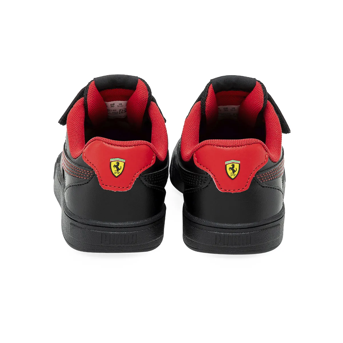 Zapatillas Puma Ferrari Caven AC Niño Negra
