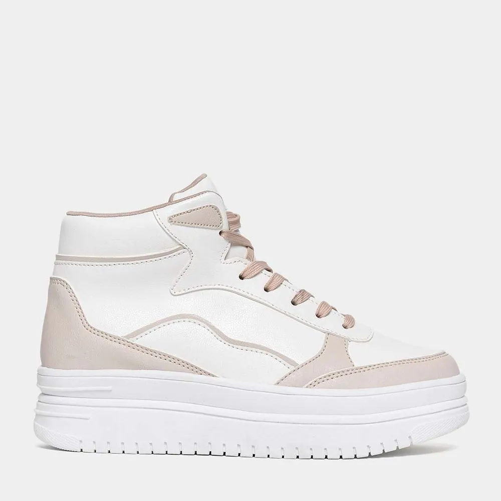 ZAPATILLAS URBANAS MUJER R18 R18DC004 POLIURETANO COLOR BLANCO