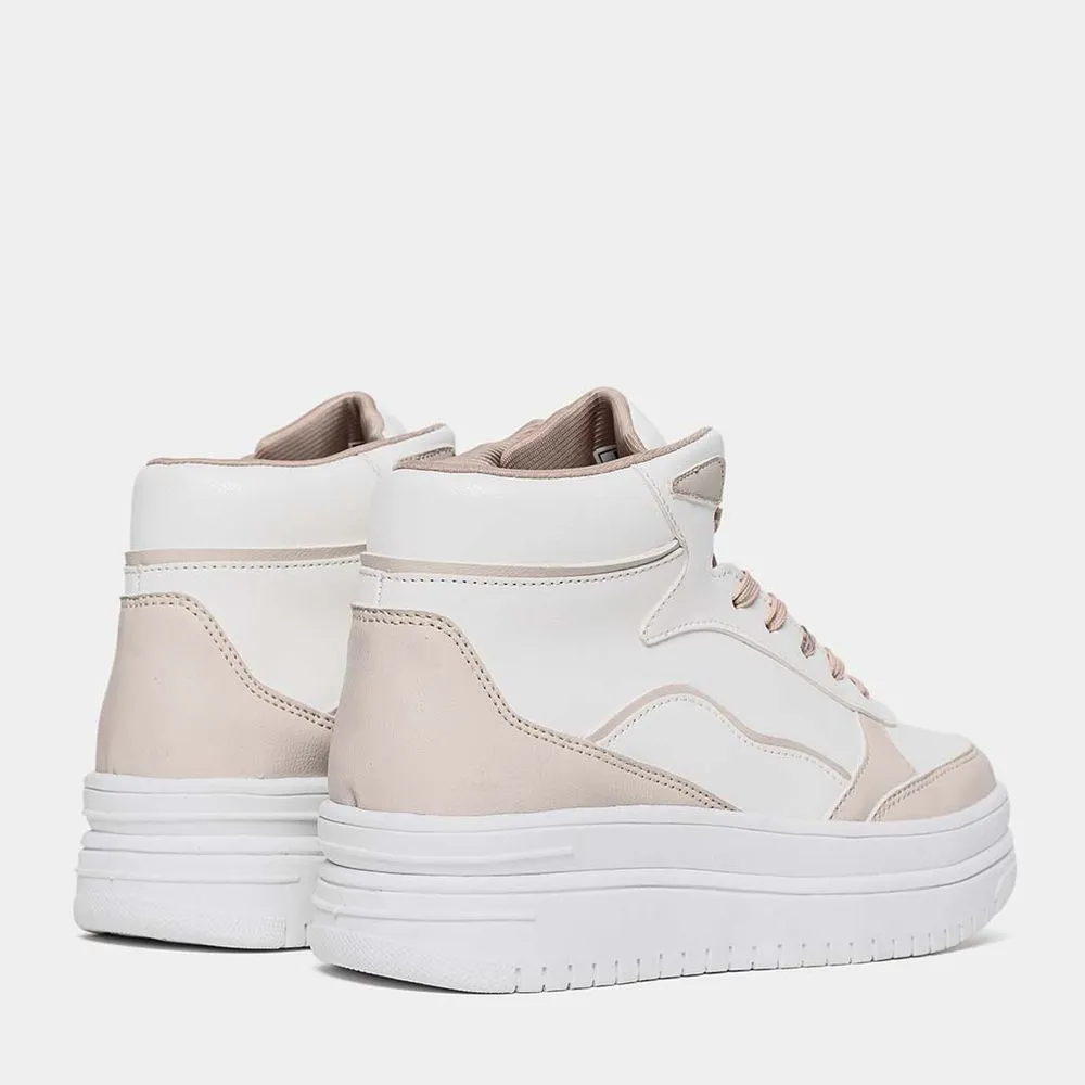 ZAPATILLAS URBANAS MUJER R18 R18DC004 POLIURETANO COLOR BLANCO