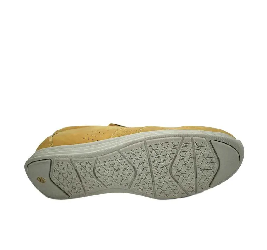 ZAPATO DE VERANO URBAN LIKE PARA HOMBRE MOCASIN ELASTICOS CASUAL CAMEL ADORNO PESPUNTES 26286
