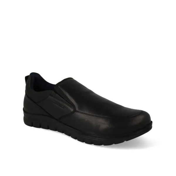 ZAPATOS CONFORT HOMBRE PIEL MOD. PELAYO NEGRO