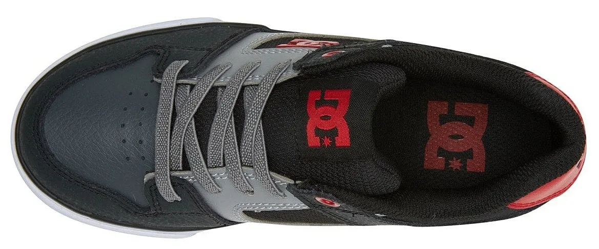 ZAPATOS DC PURE ELASTIC  BYR/BLACK/GREY/RED  UNISEX JUNIOR