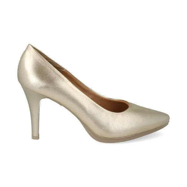 ZAPATOS de FIESTA CÓMODOS MOD. KUKI ORO