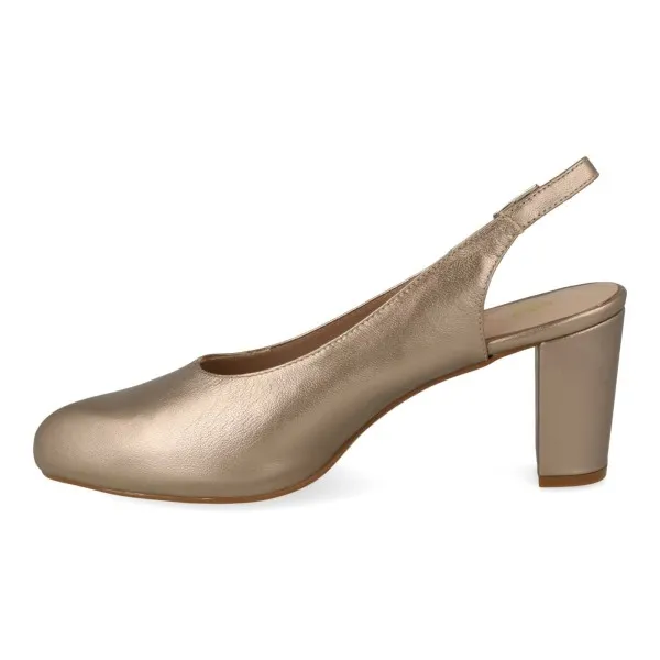 ZAPATOS DESTALONADOS MUJER MOD. MINIMOUSE DORADO