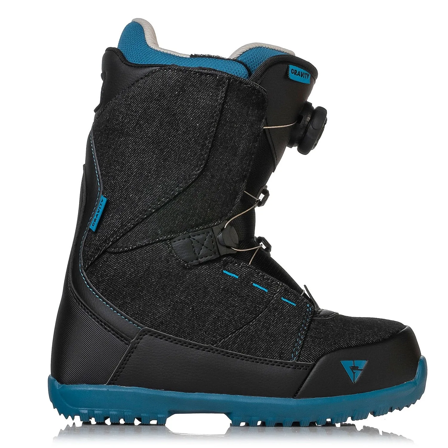 ZAPATOS GRAVITY MICRO ATOP BOA  BLACK DENIM  UNISEX JUNIOR
