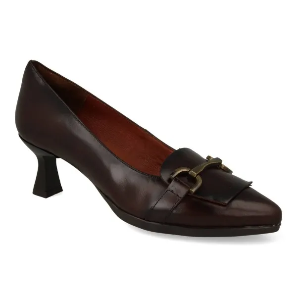 ZAPATOS TACON MUJER COMODOS MOD. GIORGIA MARRON