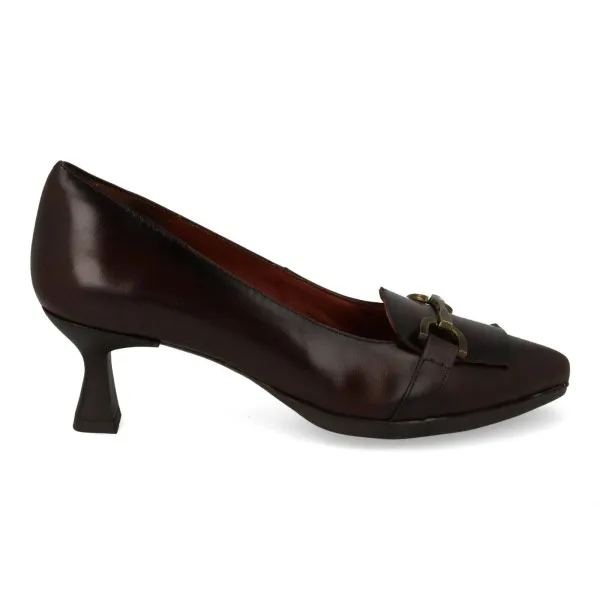 ZAPATOS TACON MUJER COMODOS MOD. GIORGIA MARRON