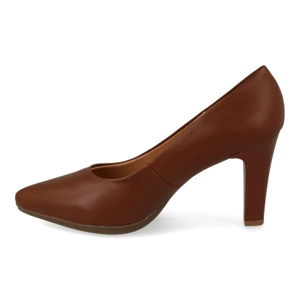 ZAPATOS TACON MUJER PIEL MOD. FRIDA CUERO