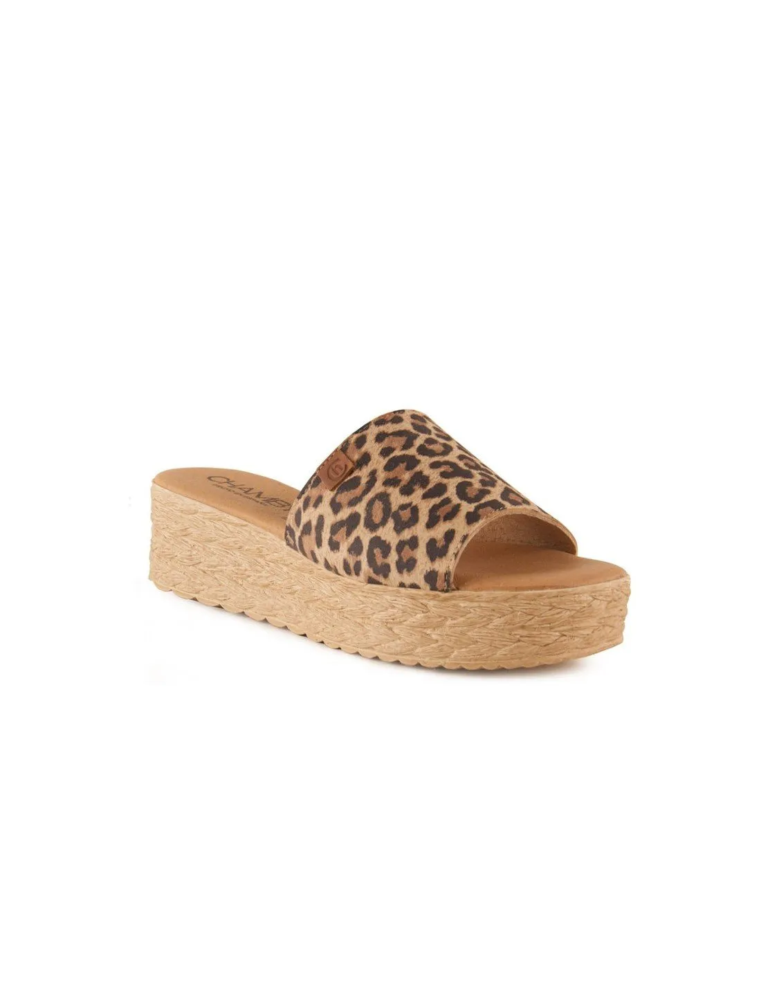 Zuecos Mujer Piel Leopardo