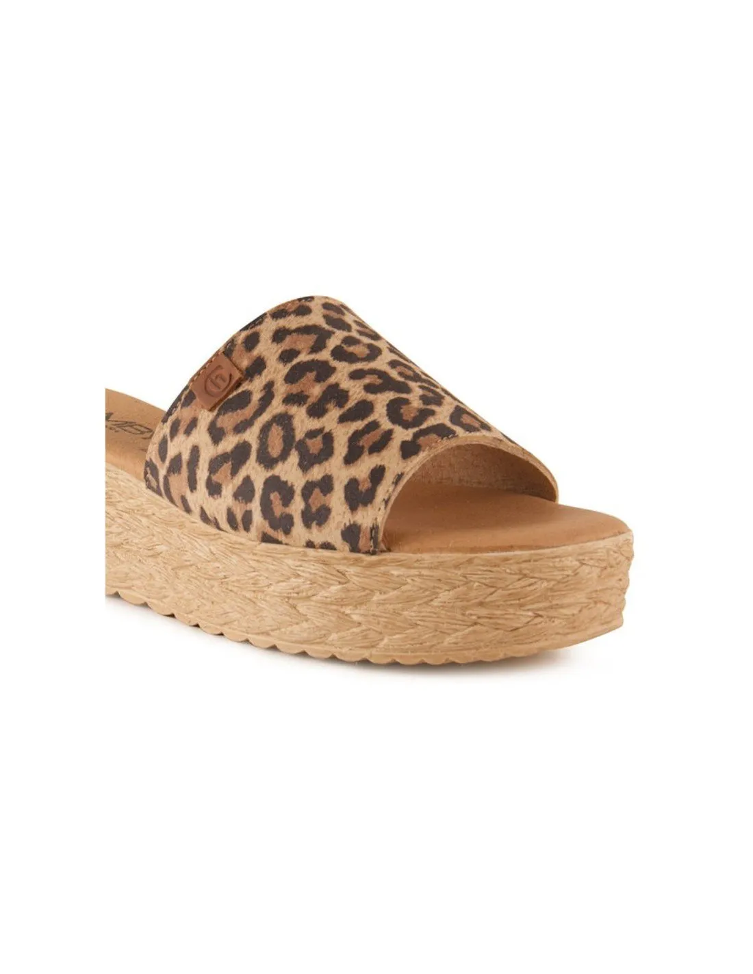 Zuecos Mujer Piel Leopardo